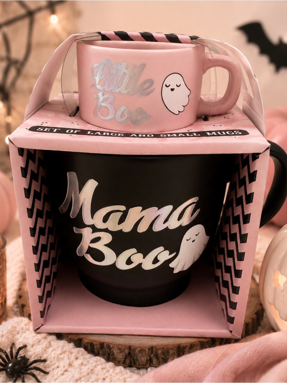 Adorable Mama Boo & Baby Boo Halloween Mug Gift Set – NWT